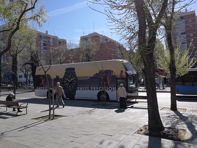 Autobus Valla - Relojes Hamilton Madrid