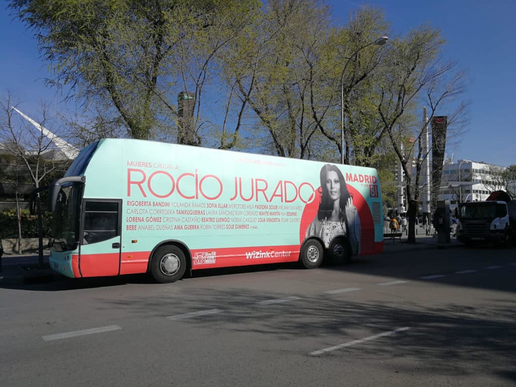 Autobús Publicitario de Petaca Rocío 8M, ipm3000 autobuses Publicitarios